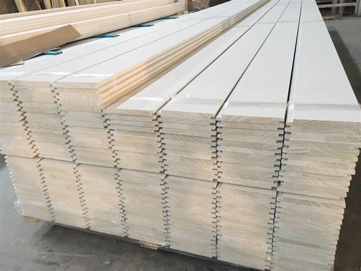 First Class White Primed Wood Wall Panel