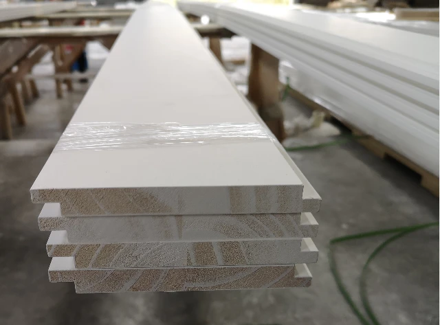First Class White Primed Wood Wall Panel