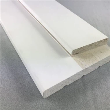 Kusen Pintu Trim Kayu Prima Putih Solid