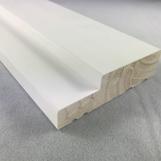White Primed Wood Door Frames For Interior And Exterior Door