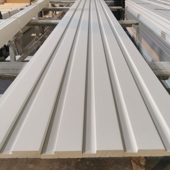 White Primed Wood Door Frames For Interior And Exterior Door