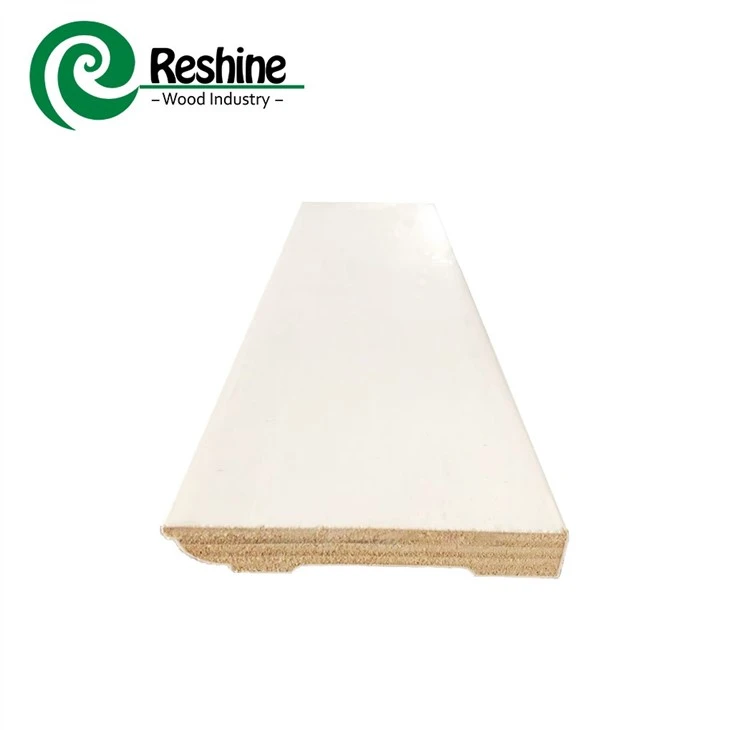 White Primed MDF LVL Molding Skriting