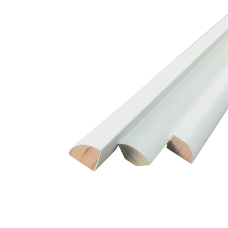 PENCETAKAN PUTIH FINGER JOINTED PINE QUARTER BULAT